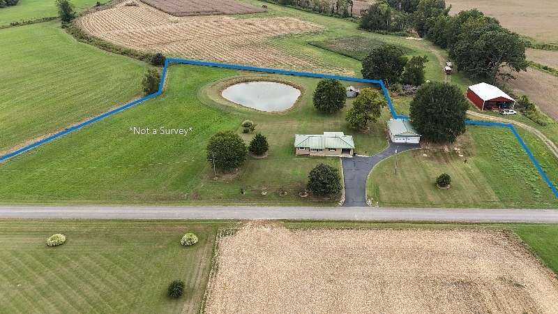 4 Acres of Land with Home for Sale in Huntingdon, Tennessee