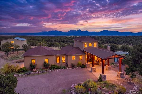 36.2 Acres of Recreational Land with Home for Sale in Gardner, Colorado