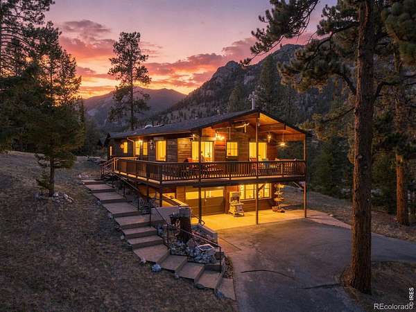 29.4 Acres of Land with Home for Sale in Estes Park, Colorado