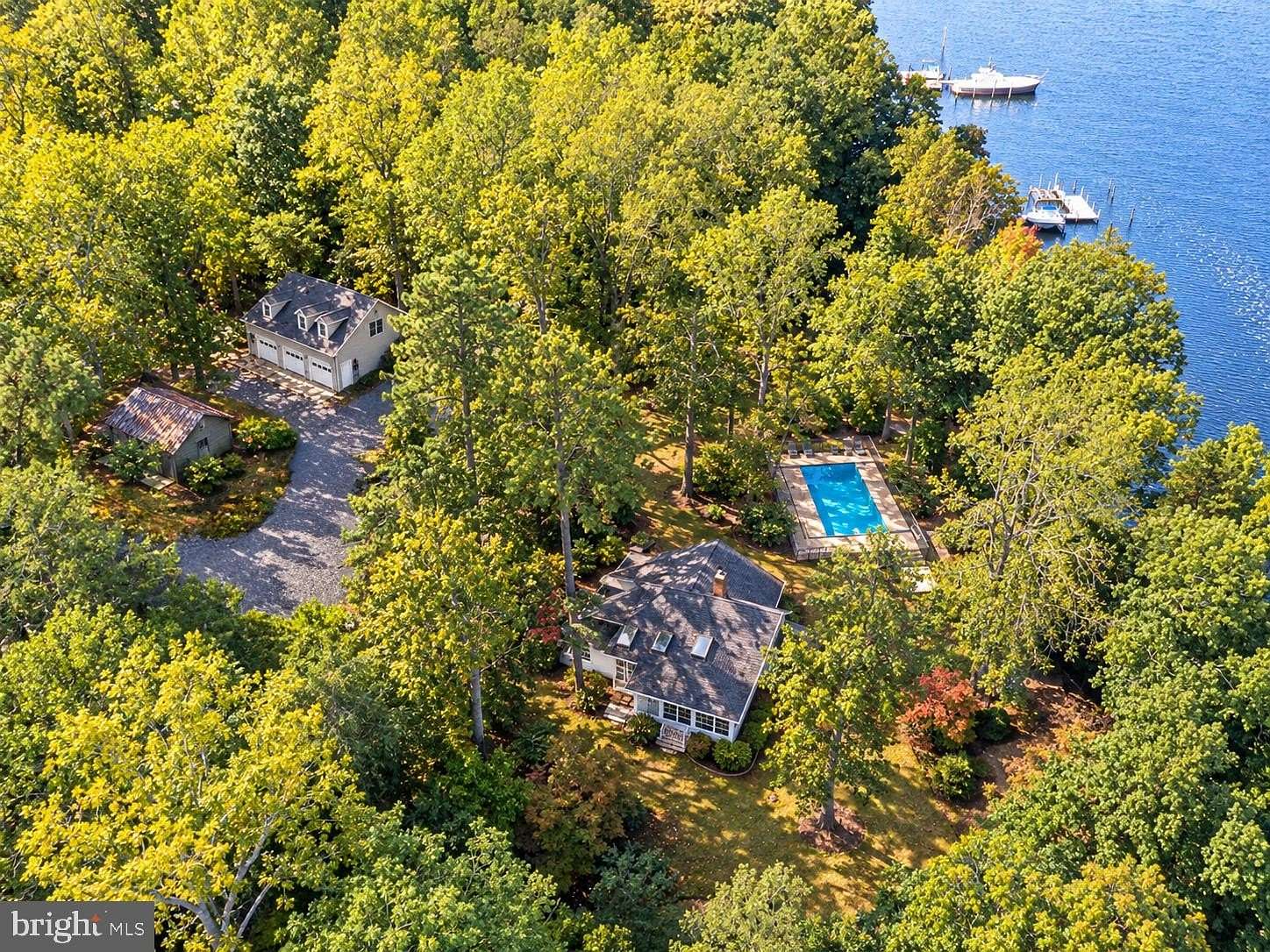 6.24 Acres of Land with Home for Sale in St. Leonard, Maryland
