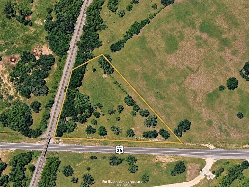 2.25 Acres of Commercial Land for Lease in Caldwell, Texas