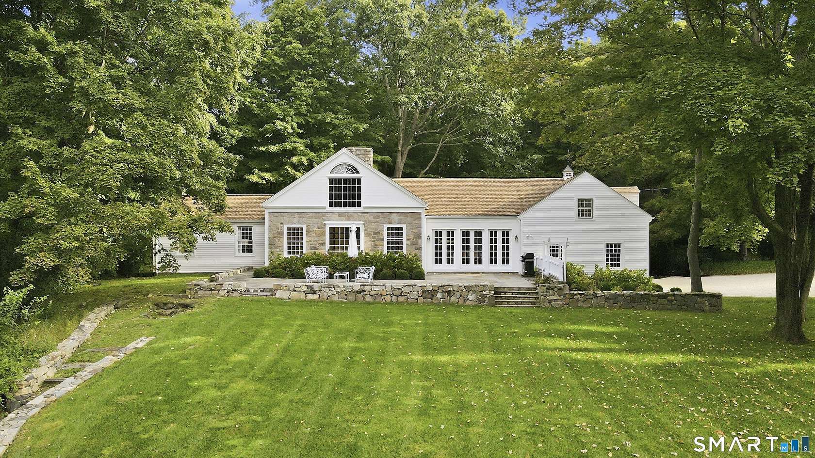3 Acres of Land with Home for Sale in Wilton, Connecticut