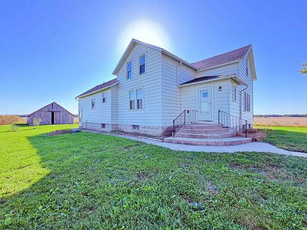 3.17 Acres of Land with Home for Auction in Ossian, Indiana