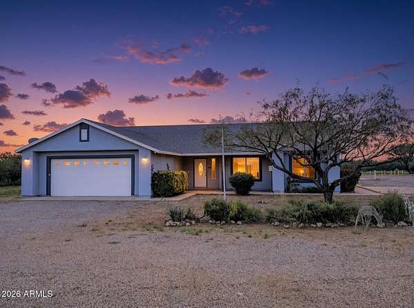 3.7 Acres of Land with Home for Sale in Huachuca City, Arizona