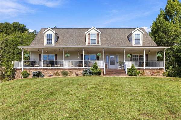 5.33 Acres of Land with Home for Sale in Dandridge, Tennessee