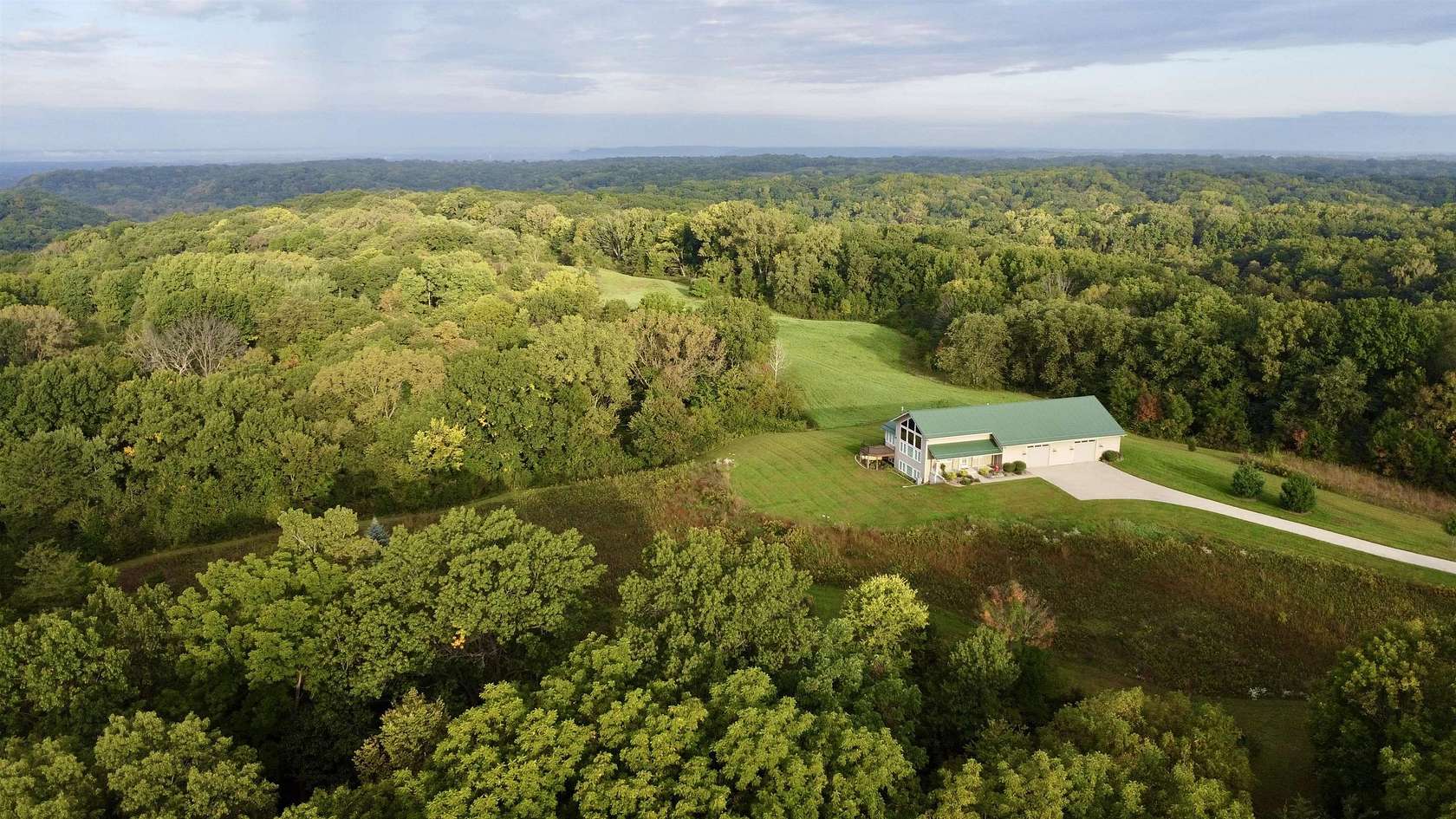 79.2 Acres of Recreational Land with Home for Sale in Savanna, Illinois