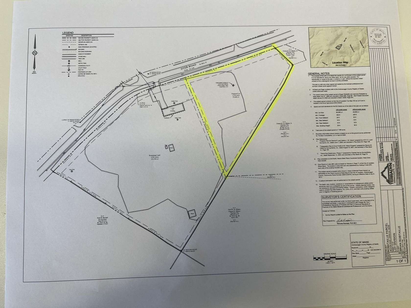 2.2 Acres of Residential Land for Sale in Lewiston, Maine