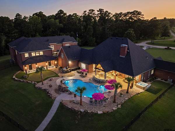 9.12 Acres of Land with Home for Sale in Troup, Texas
