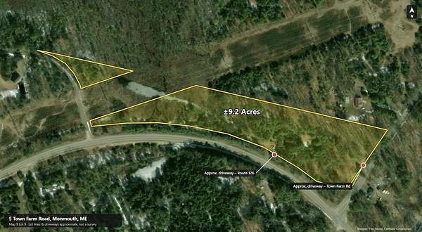 9.2 Acres of Land for Sale in Monmouth, Maine