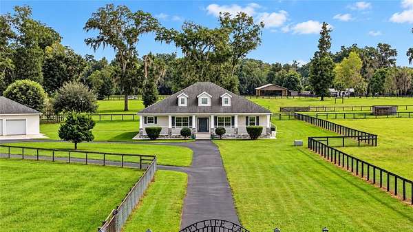13.6 Acres of Land with Home for Sale in Anthony, Florida
