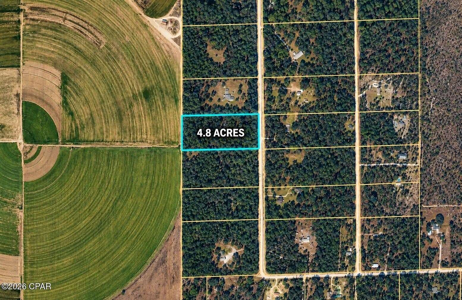 4.8 Acres of Residential Land for Sale in Bronson, Florida