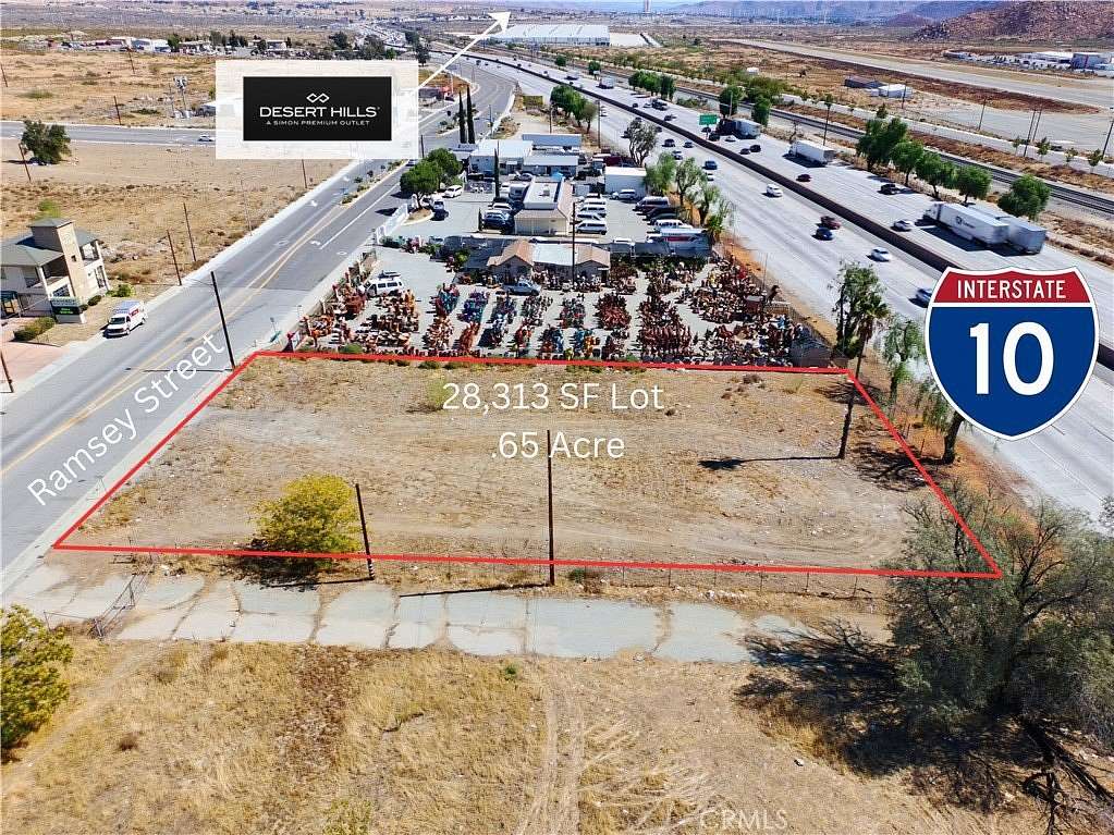 0.65 Acres of Commercial Land for Sale in Banning, California