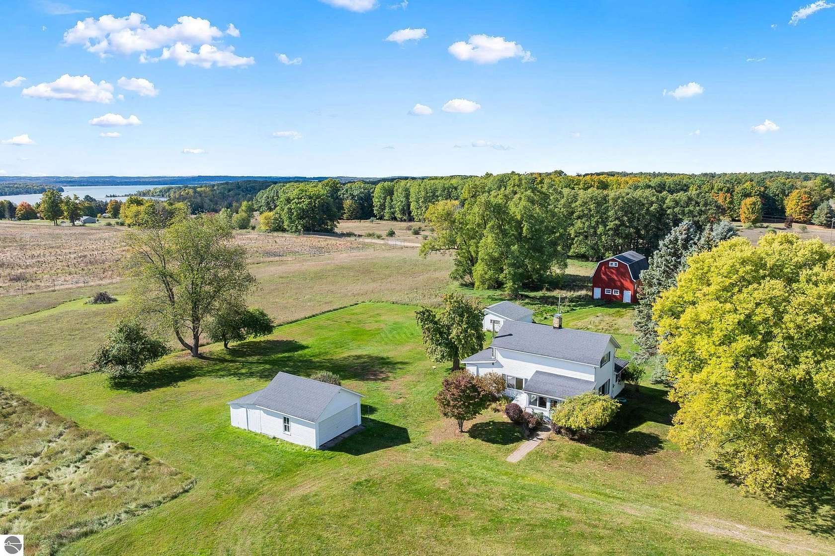 7.5 Acres of Land with Home for Sale in Rapid City, Michigan