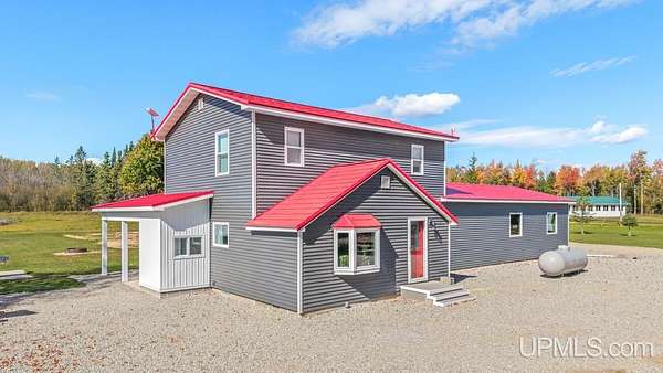 36.2 Acres of Land with Home for Sale in Rapid River, Michigan