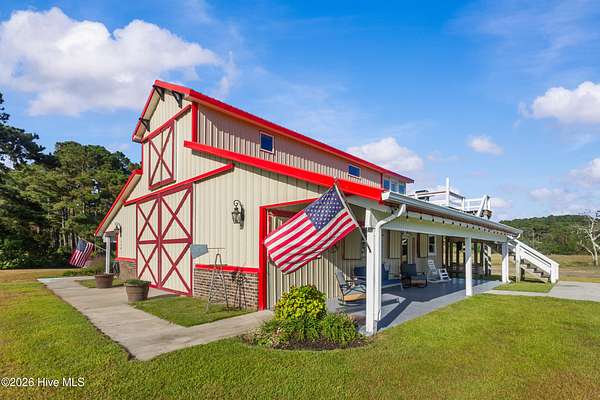 2.5 Acres of Land with Home for Sale in Beaufort, North Carolina