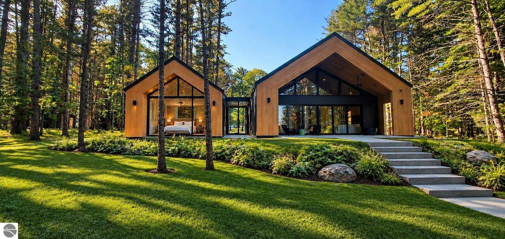 2.65 Acres of Land with Home for Sale in Kewadin, Michigan