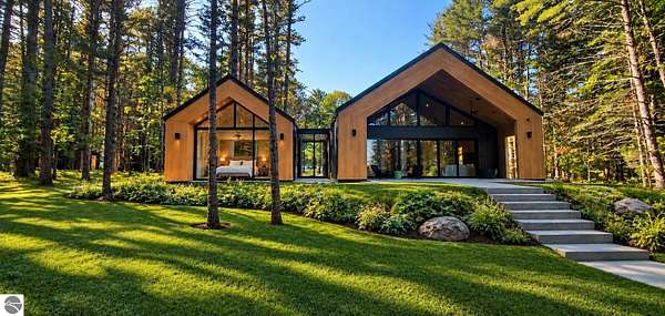 2.65 Acres of Land with Home for Sale in Kewadin, Michigan