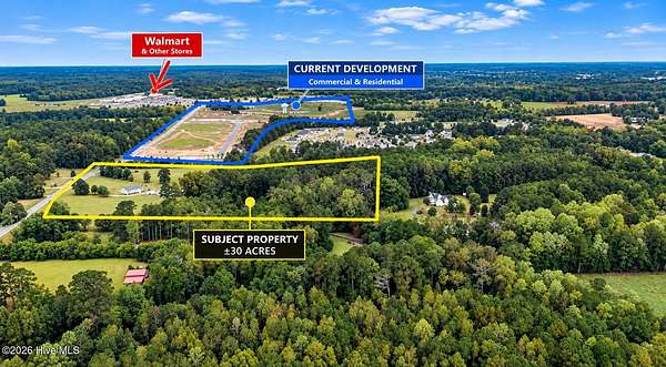 30 Acres of Land for Sale in Wallace, North Carolina