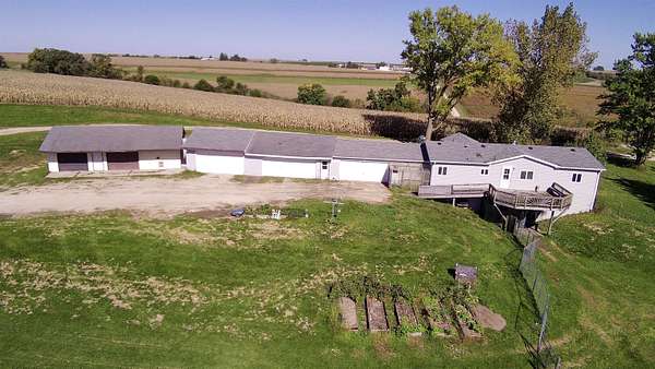 20 Acres of Agricultural Land with Home for Sale in Mount Hope, Wisconsin