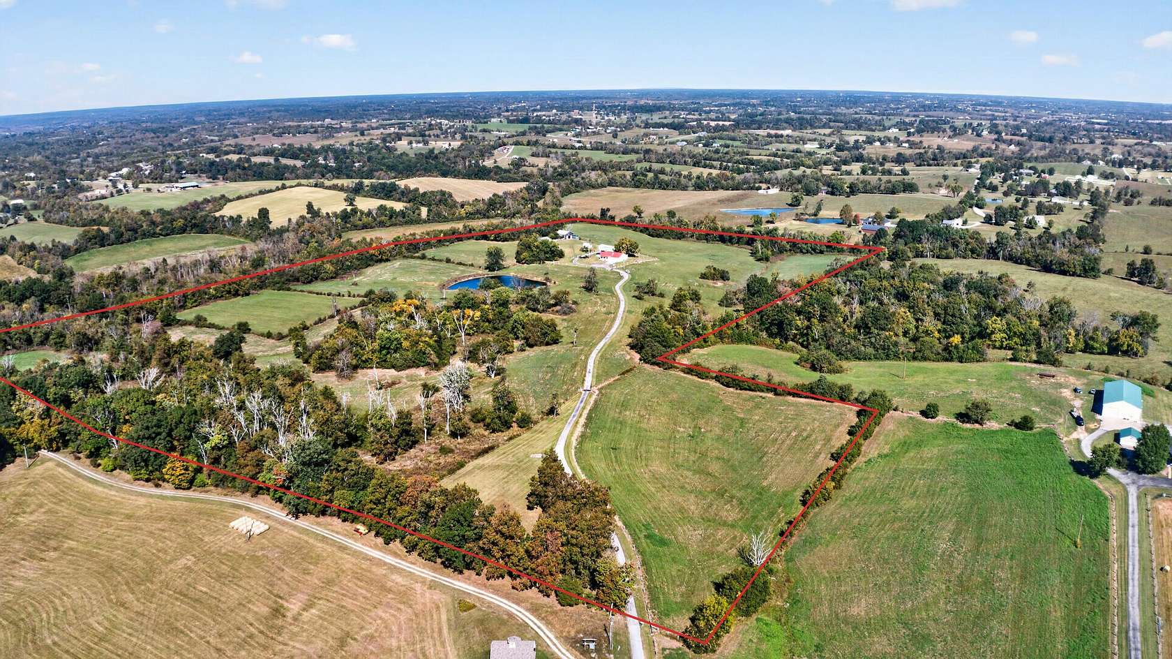 65 Acres of Land with Home for Sale in Harrodsburg, Kentucky