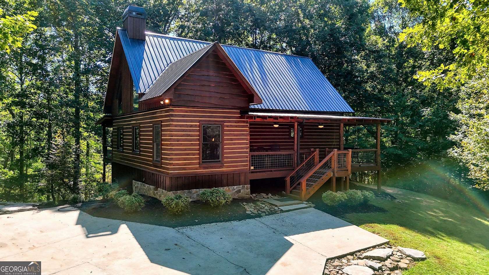 1.5 Acres of Land with Home for Sale in Clarkesville, Georgia