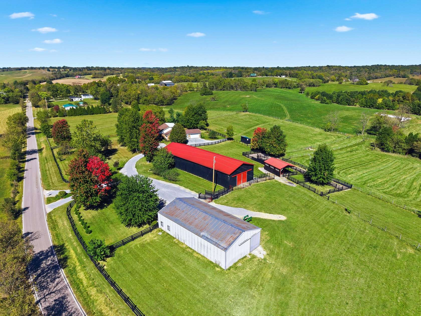 103 Acres of Agricultural Land with Home for Sale in Cynthiana, Kentucky