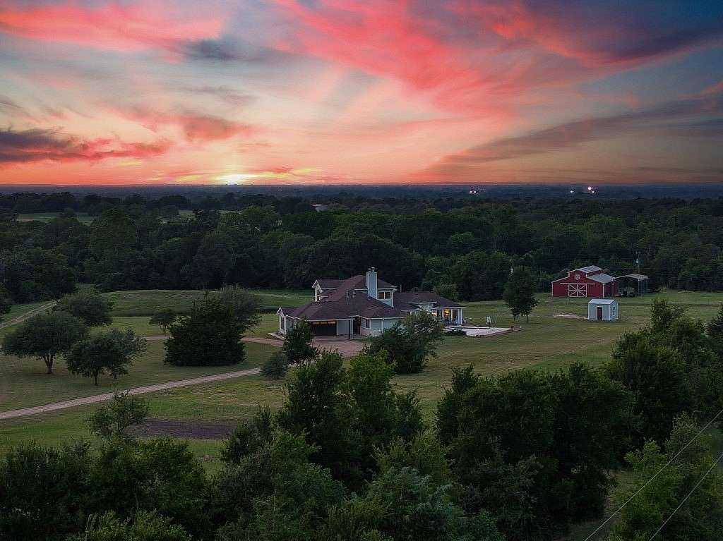 28.1 Acres of Agricultural Land with Home for Sale in Carmine, Texas