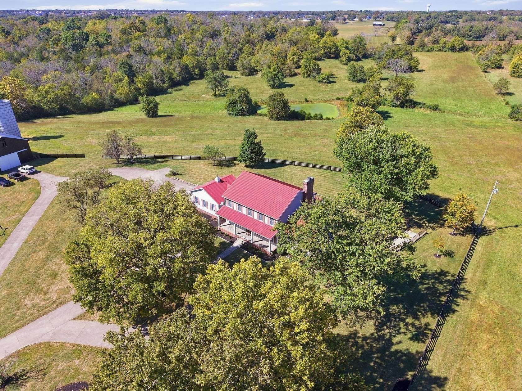 32.1 Acres of Land with Home for Sale in Nicholasville, Kentucky