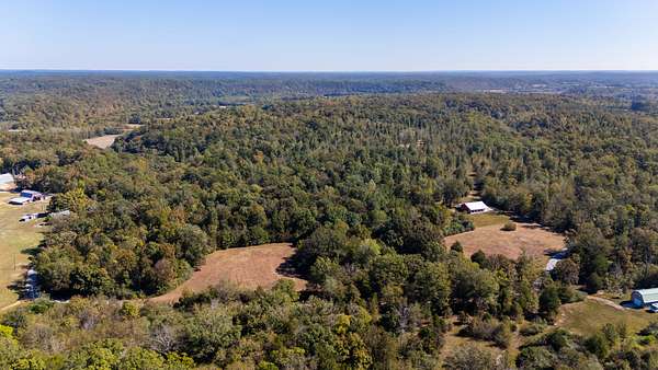 110 Acres of Recreational Land with Home for Sale in Centerville, Tennessee