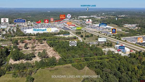 12.3 Acres of Mixed-Use Land for Sale in Mountain Home Township, Arkansas