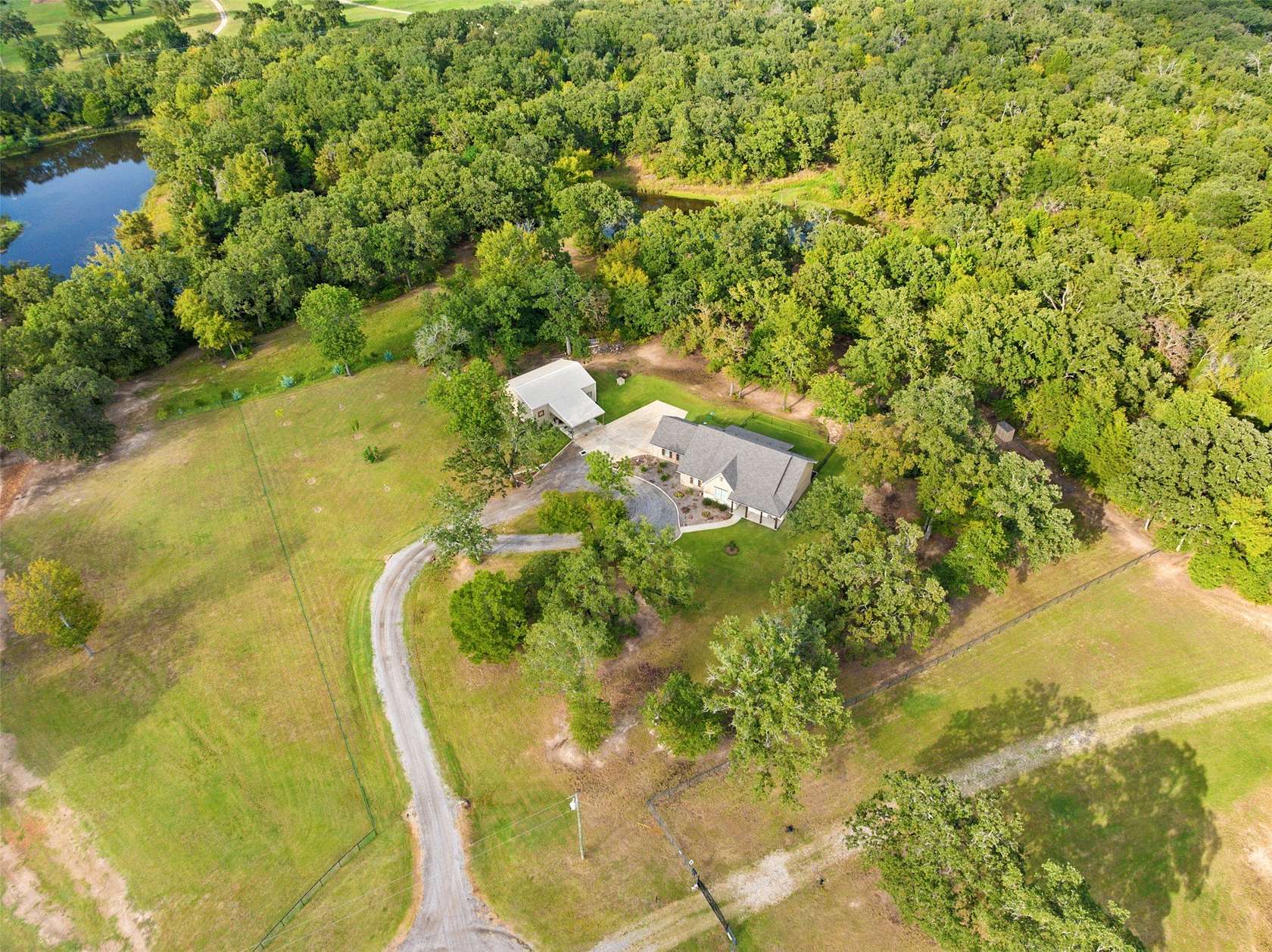 5 Acres of Land with Home for Sale in Malakoff, Texas