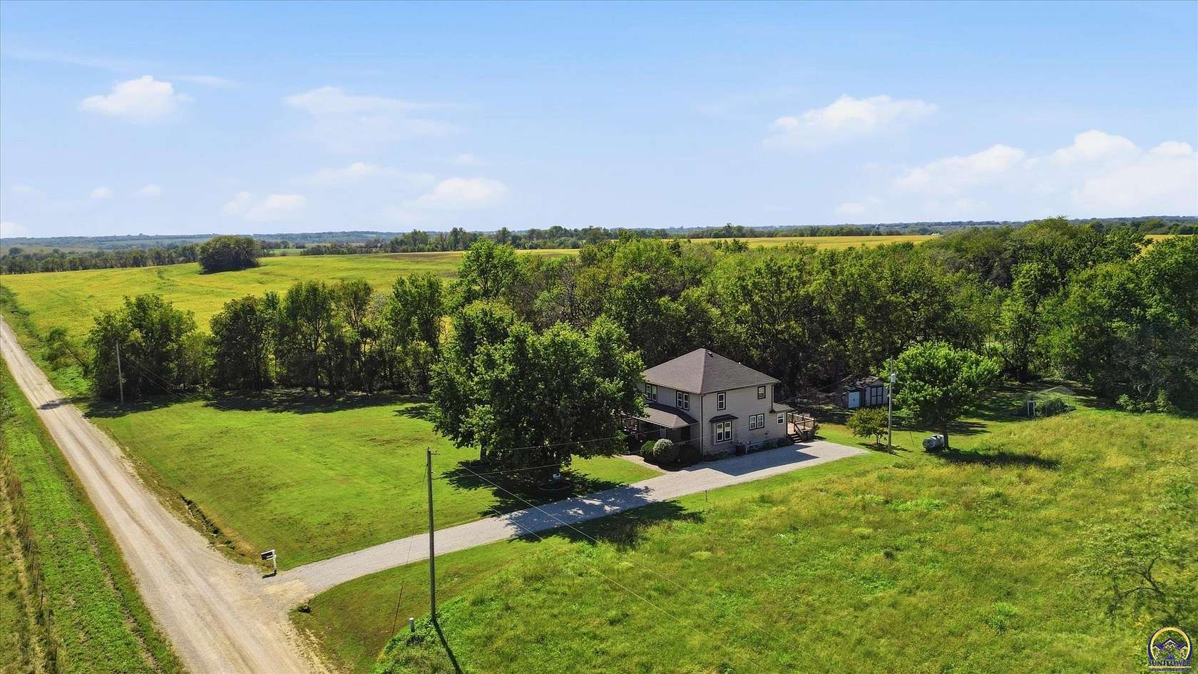 2.7 Acres of Land with Home for Sale in Scranton, Kansas