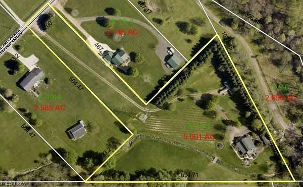 5 Acres of Land with Home for Auction in Jeromesville, Ohio