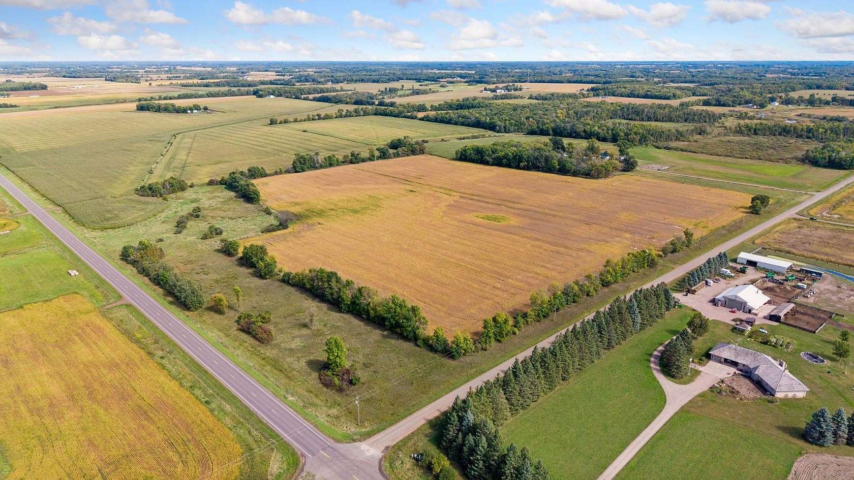 40 Acres of Agricultural Land for Auction in Princeton, Minnesota