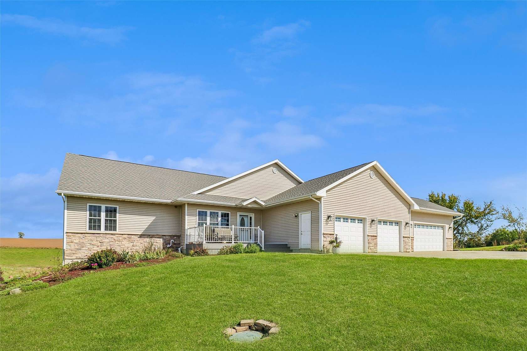 6.64 Acres of Land with Home for Sale in Prairie City, Iowa