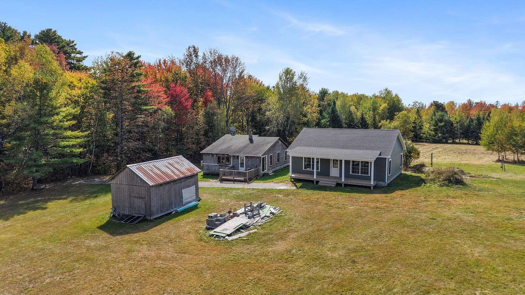 16 Acres of Land with Home for Sale in Harmony, Maine