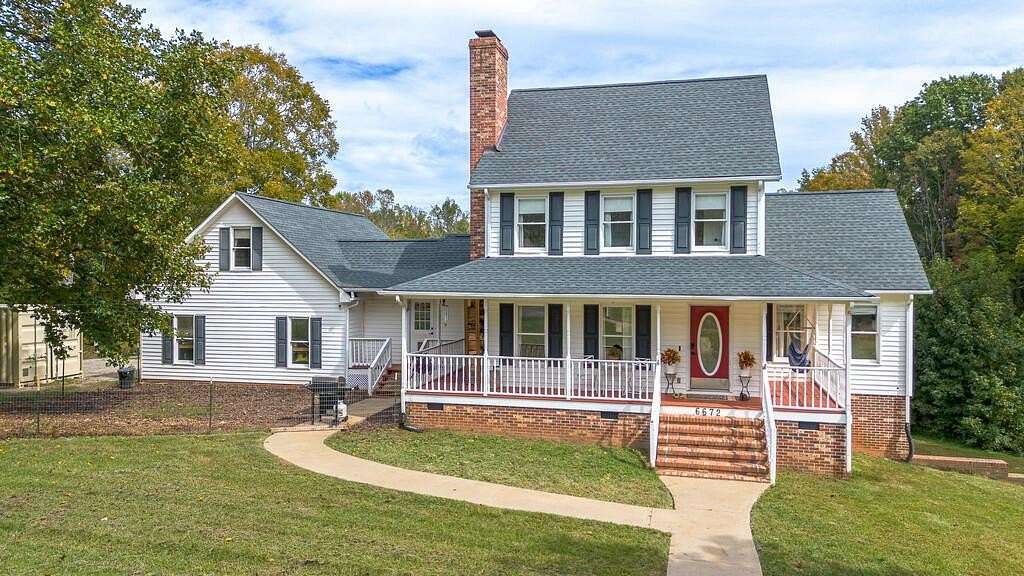 6.8 Acres of Land with Home for Sale in Chase City, Virginia
