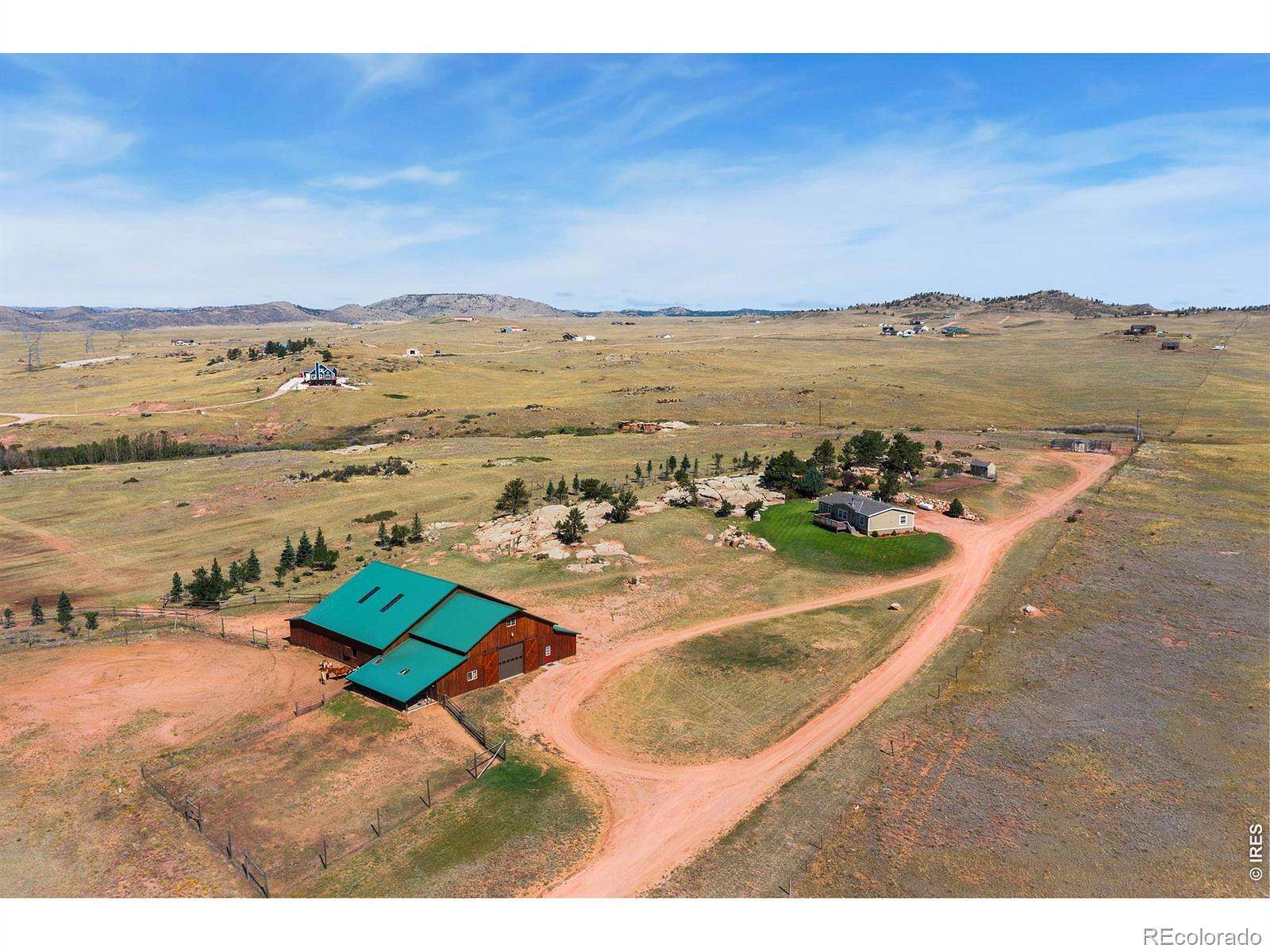 43.8 Acres of Land with Home for Sale in Livermore, Colorado