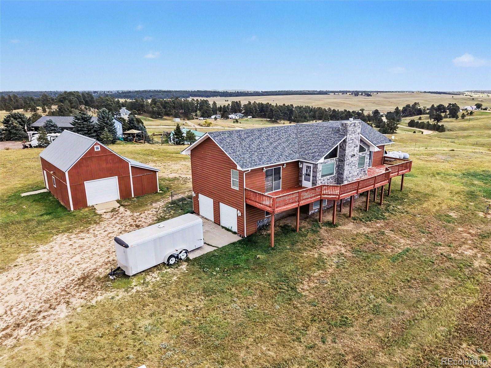 10 Acres of Land with Home for Sale in Elbert, Colorado