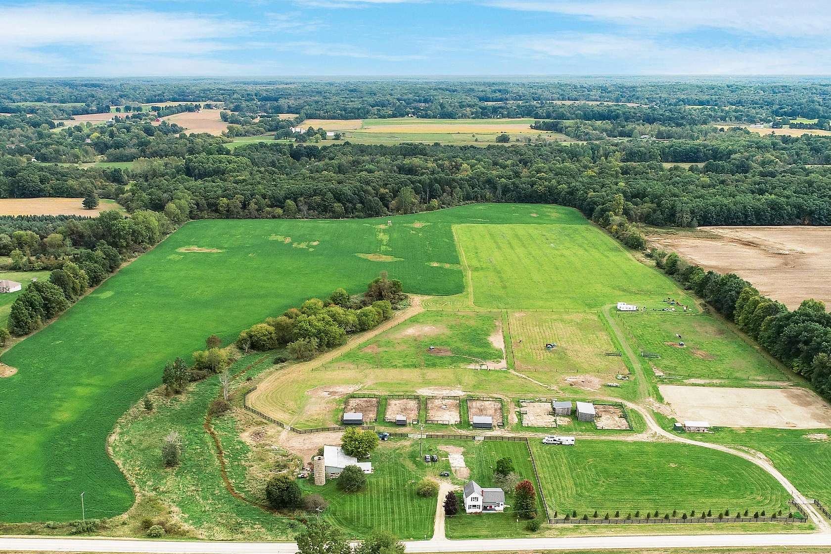 79.4 Acres of Land with Home for Sale in Lapeer, Michigan