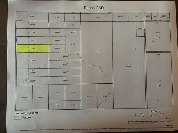 10.8 Acres of Land for Sale in Fort Stockton, Texas