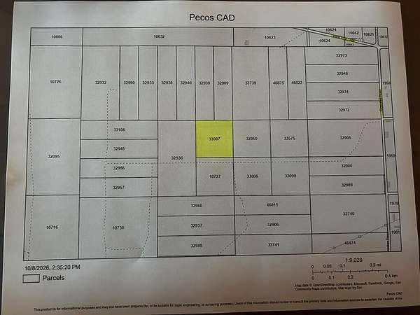 10.1 Acres of Land for Sale in Fort Stockton, Texas