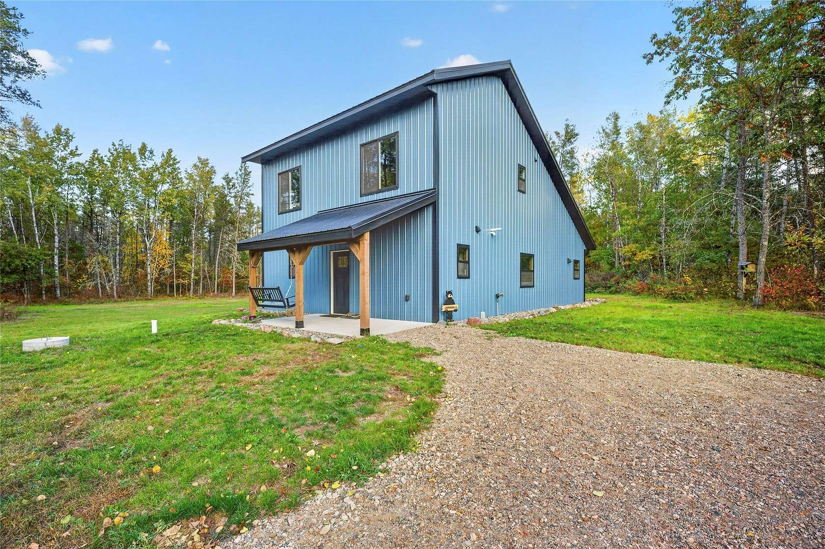 9.73 Acres of Land with Home for Sale in Trego, Wisconsin