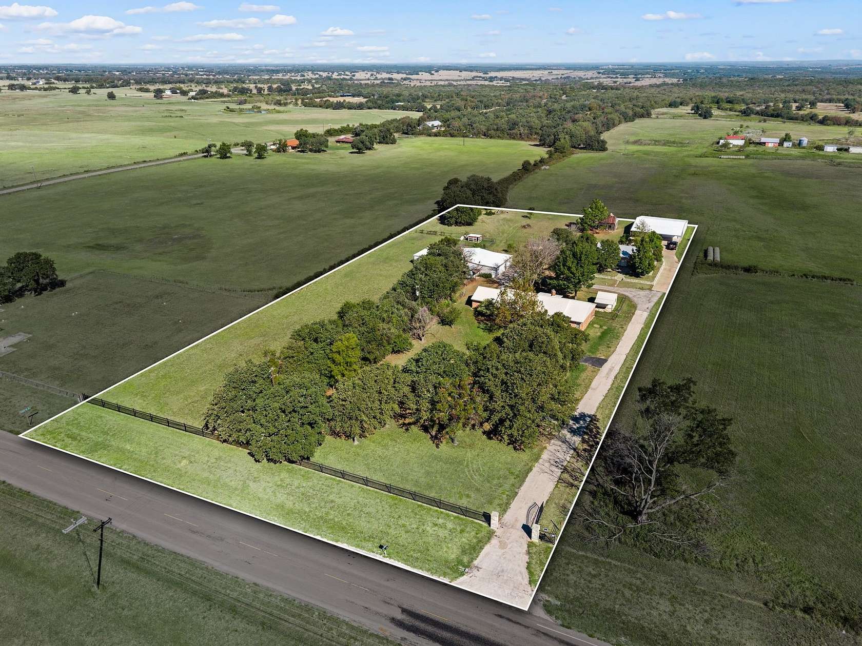 2.35 Acres of Land with Home for Lease in Tolar, Texas