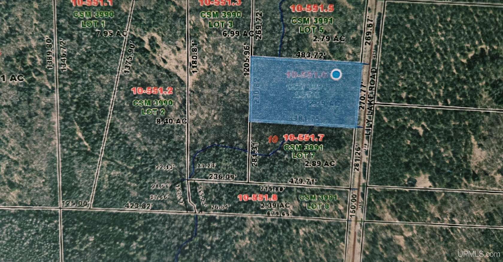 2.79 Acres of Residential Land for Sale in Dunbar Town, Wisconsin