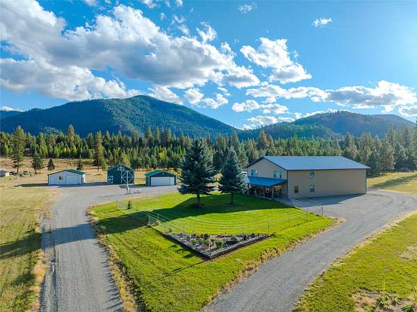 10 Acres of Land with Home for Sale in Thompson Falls, Montana