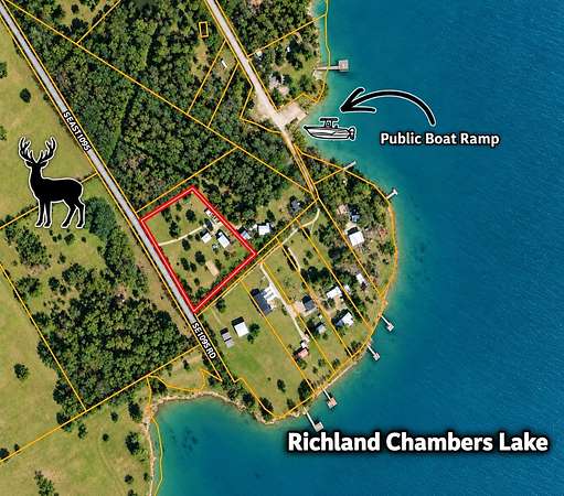 4 Acres of Land with Home for Sale in Corsicana, Texas