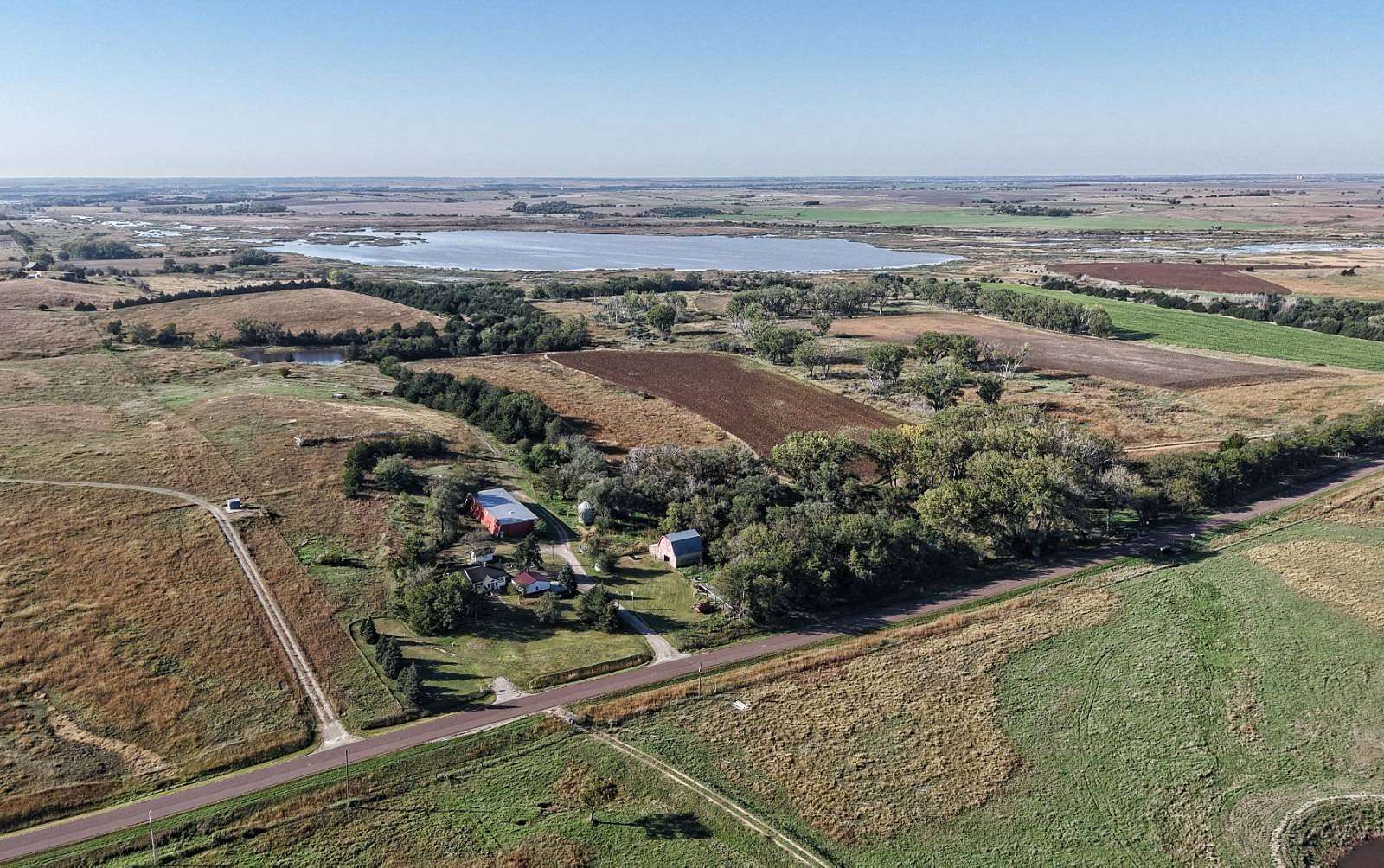 6.28 Acres of Land with Home for Sale in Courtland, Kansas