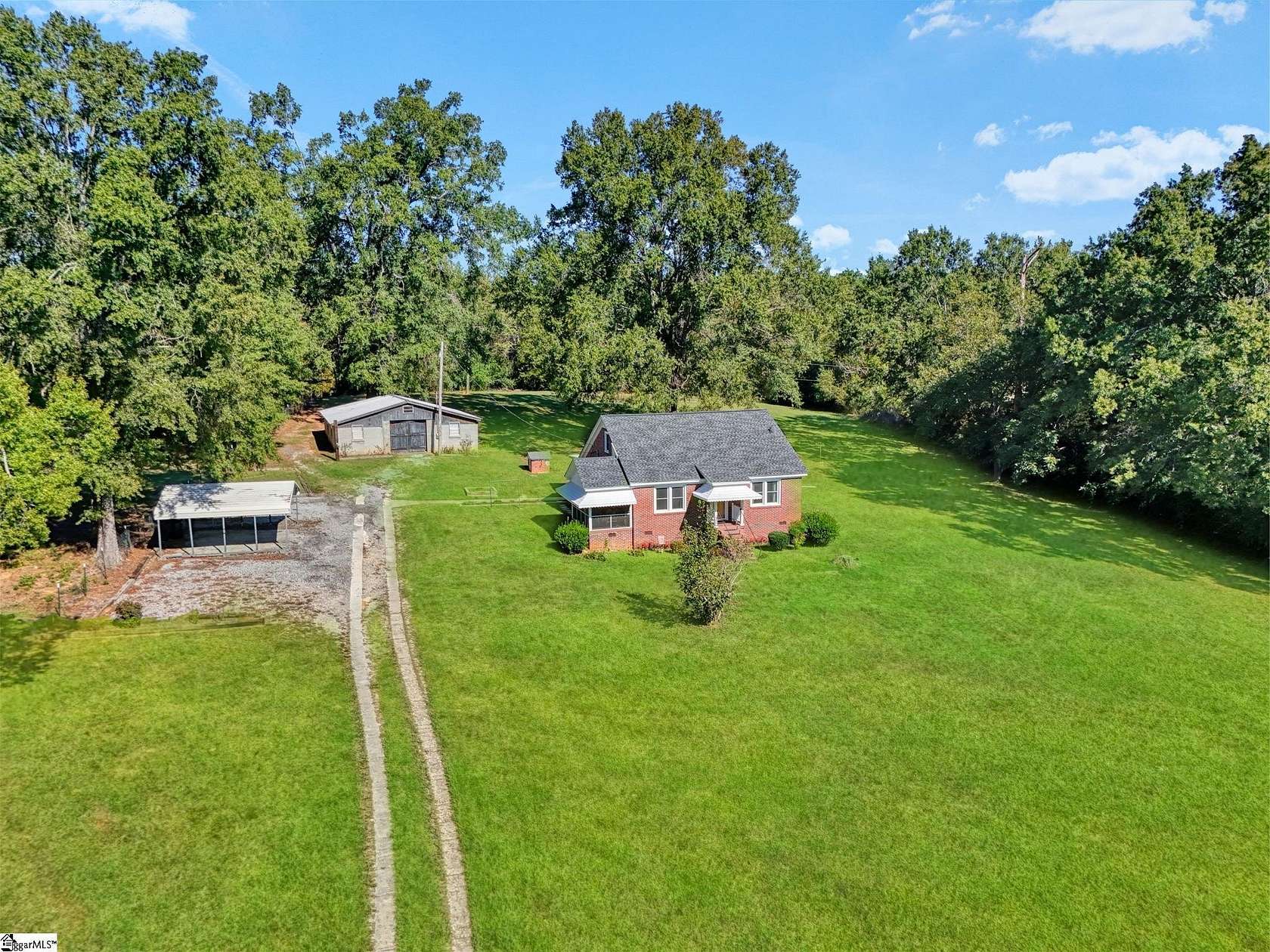 3.8 Acres of Land with Home for Sale in Joanna, South Carolina