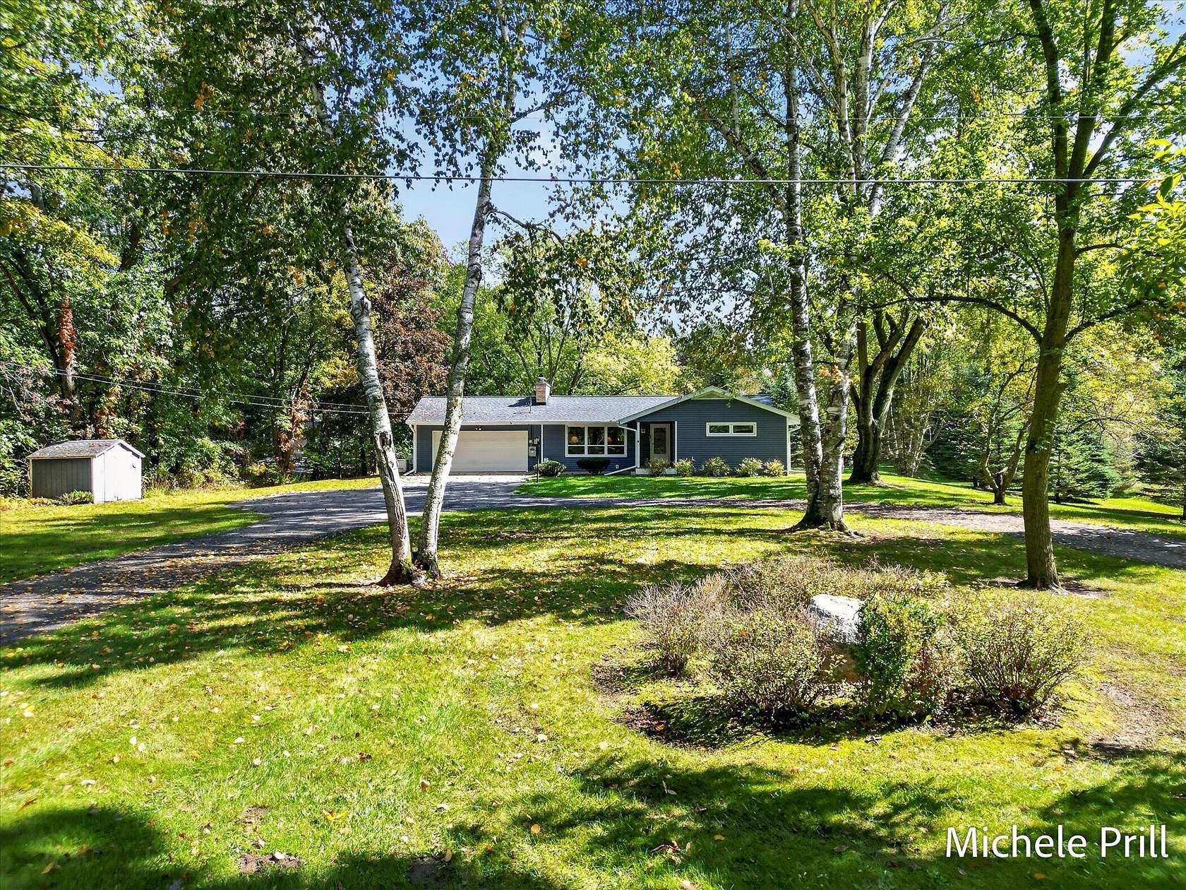 8 Acres of Land with Home for Sale in Alto, Michigan